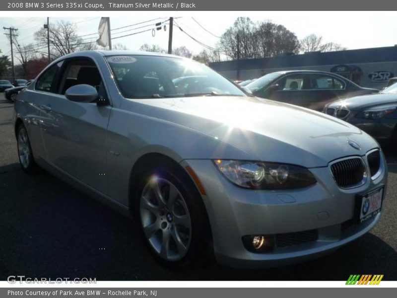 Titanium Silver Metallic / Black 2008 BMW 3 Series 335xi Coupe