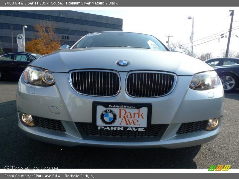 Titanium Silver Metallic / Black 2008 BMW 3 Series 335xi Coupe