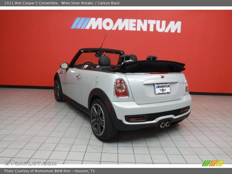 White Silver Metallic / Carbon Black 2011 Mini Cooper S Convertible