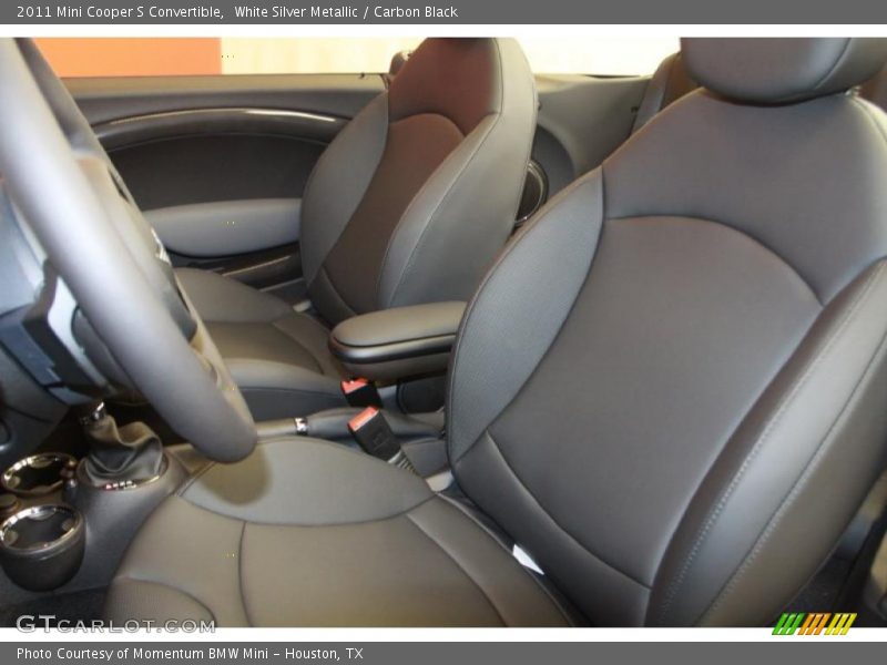 White Silver Metallic / Carbon Black 2011 Mini Cooper S Convertible