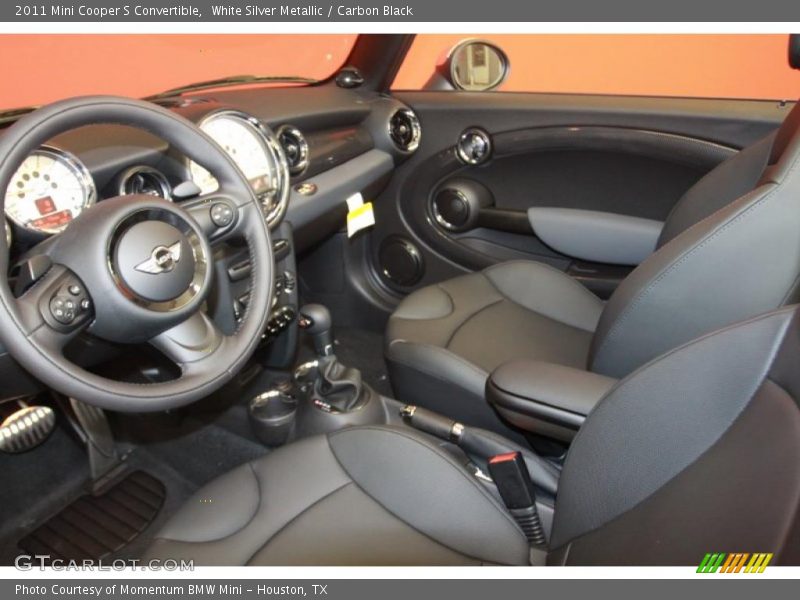White Silver Metallic / Carbon Black 2011 Mini Cooper S Convertible