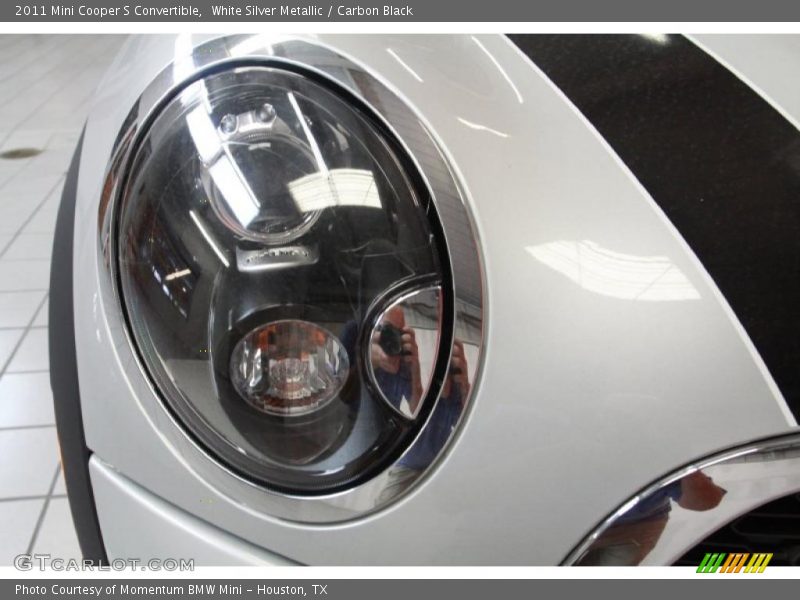 White Silver Metallic / Carbon Black 2011 Mini Cooper S Convertible