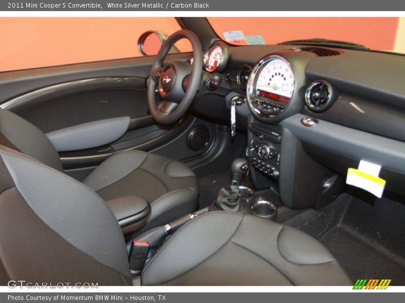 White Silver Metallic / Carbon Black 2011 Mini Cooper S Convertible