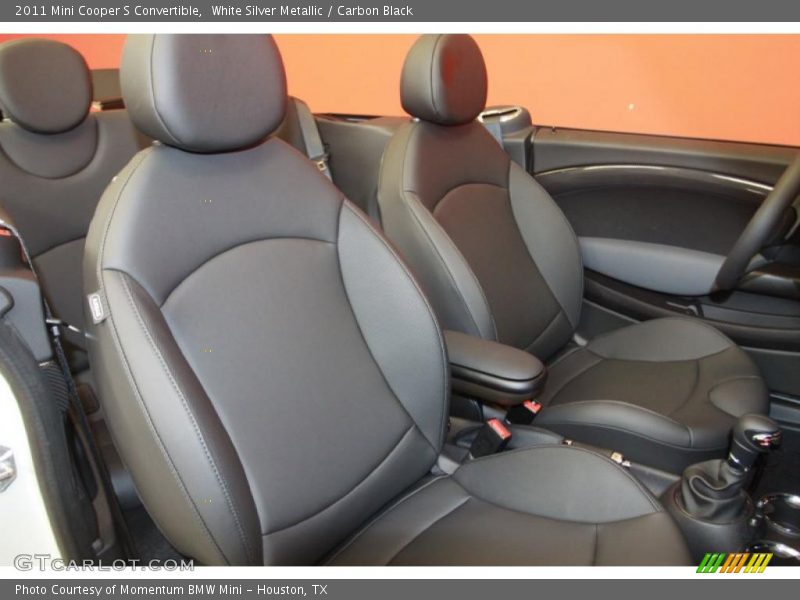  2011 Cooper S Convertible Carbon Black Interior