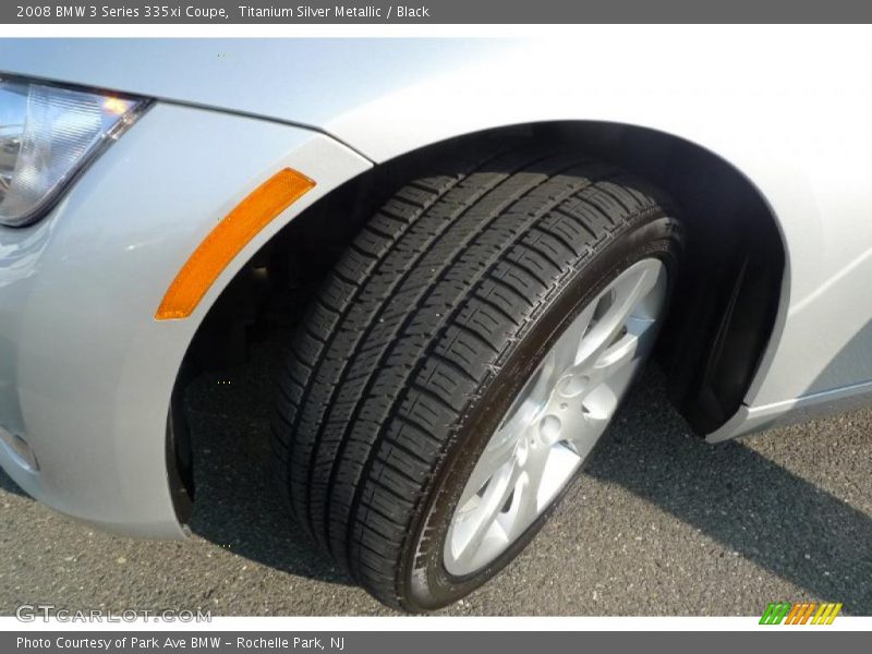 Titanium Silver Metallic / Black 2008 BMW 3 Series 335xi Coupe