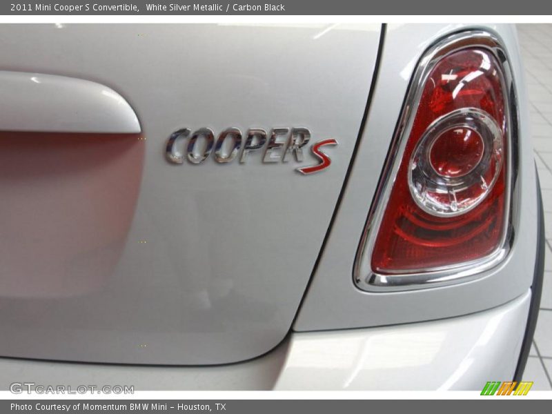 White Silver Metallic / Carbon Black 2011 Mini Cooper S Convertible