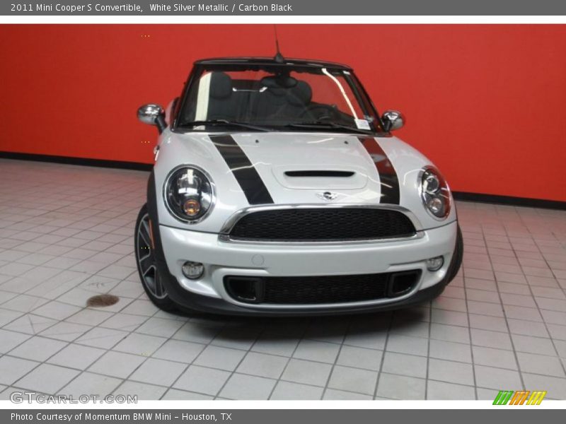White Silver Metallic / Carbon Black 2011 Mini Cooper S Convertible