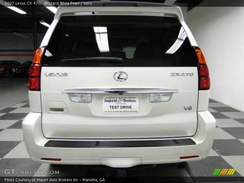 Blizzard White Pearl / Ivory 2007 Lexus GX 470