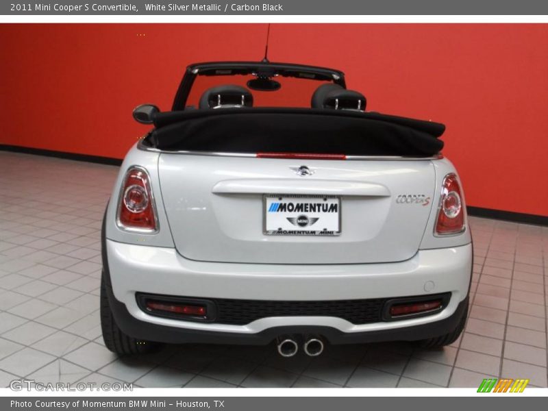 White Silver Metallic / Carbon Black 2011 Mini Cooper S Convertible