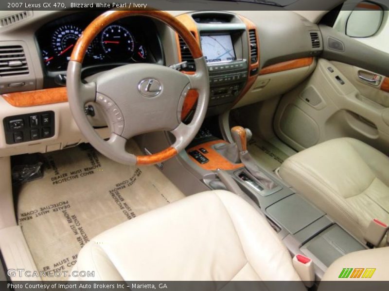 Blizzard White Pearl / Ivory 2007 Lexus GX 470