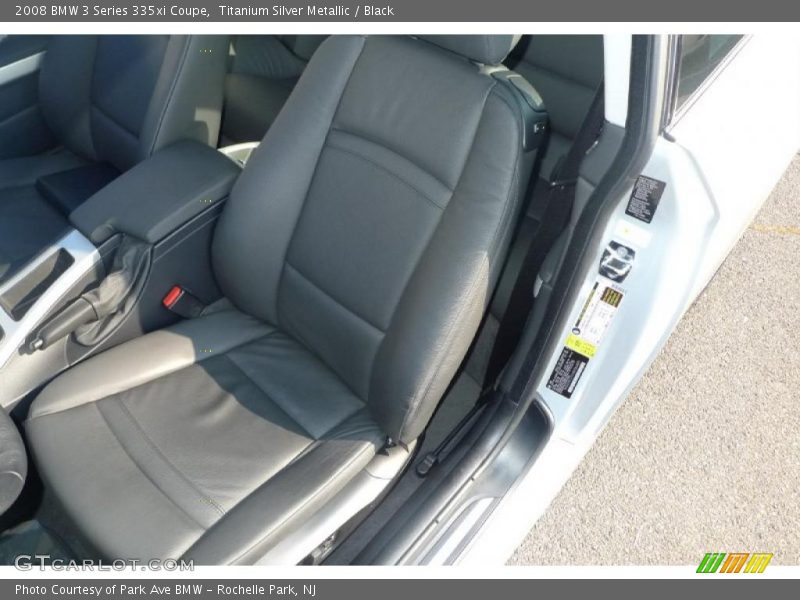 Titanium Silver Metallic / Black 2008 BMW 3 Series 335xi Coupe