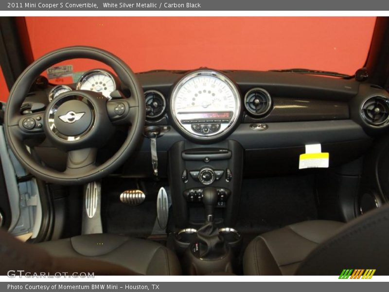 White Silver Metallic / Carbon Black 2011 Mini Cooper S Convertible