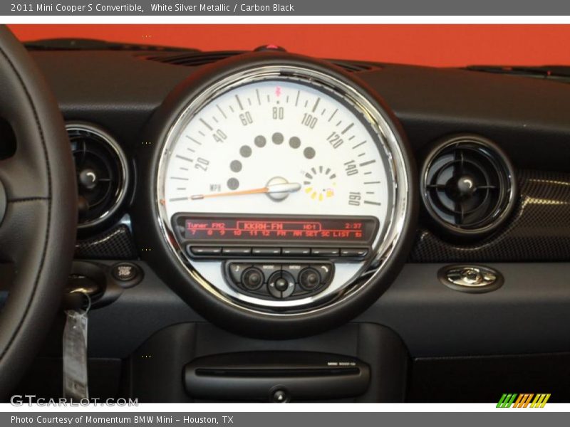 White Silver Metallic / Carbon Black 2011 Mini Cooper S Convertible