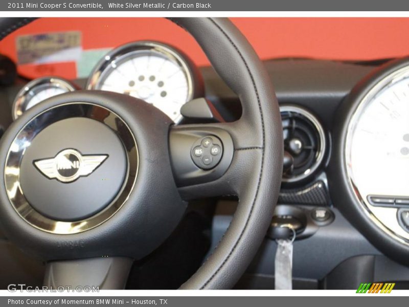White Silver Metallic / Carbon Black 2011 Mini Cooper S Convertible