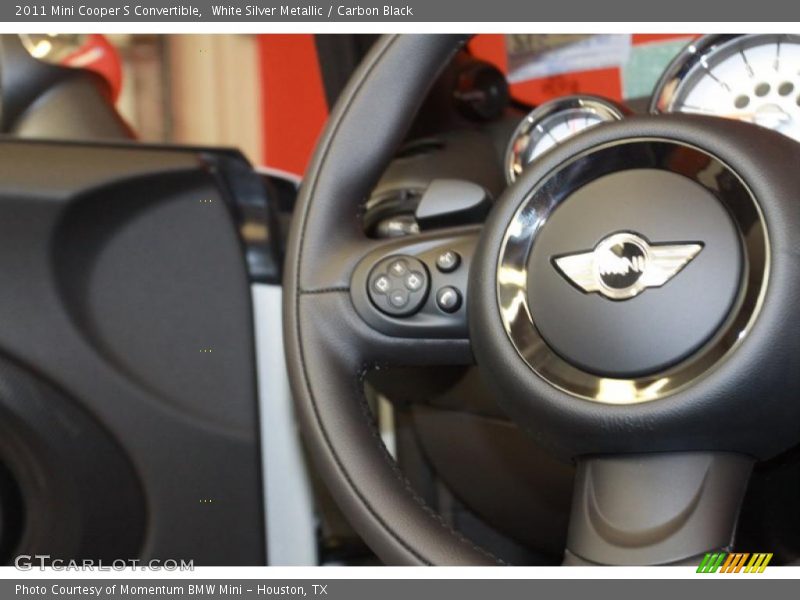 White Silver Metallic / Carbon Black 2011 Mini Cooper S Convertible