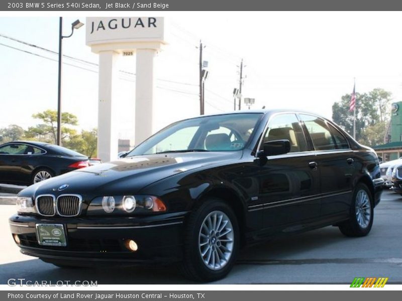 Jet Black / Sand Beige 2003 BMW 5 Series 540i Sedan