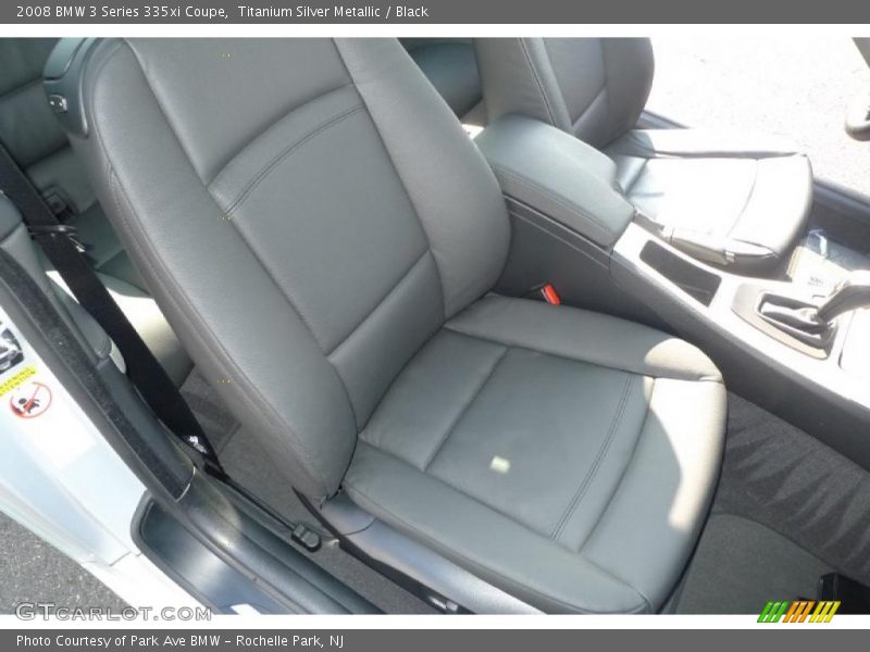 Titanium Silver Metallic / Black 2008 BMW 3 Series 335xi Coupe