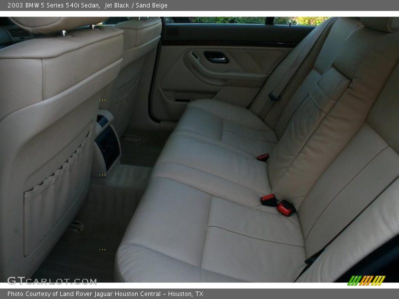 Jet Black / Sand Beige 2003 BMW 5 Series 540i Sedan