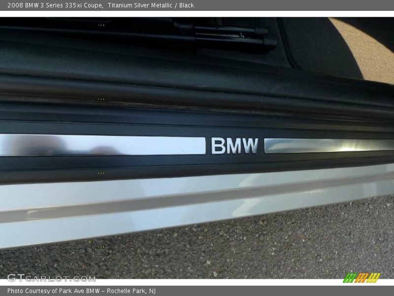 Titanium Silver Metallic / Black 2008 BMW 3 Series 335xi Coupe