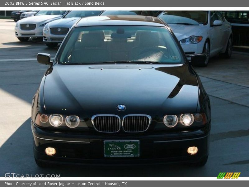 Jet Black / Sand Beige 2003 BMW 5 Series 540i Sedan