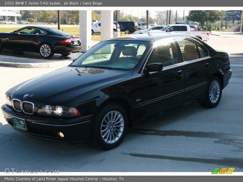 Jet Black / Sand Beige 2003 BMW 5 Series 540i Sedan