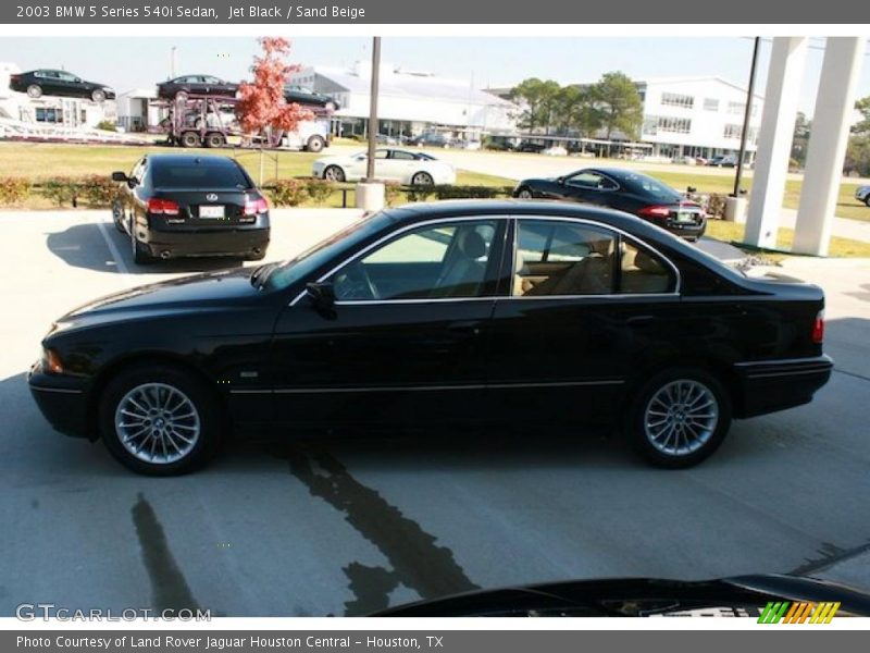 Jet Black / Sand Beige 2003 BMW 5 Series 540i Sedan