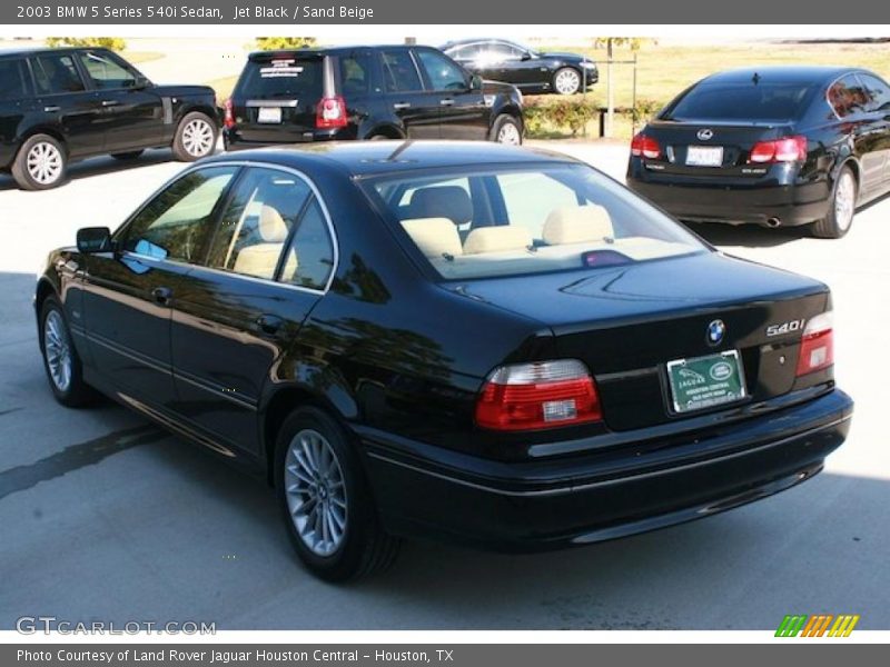 Jet Black / Sand Beige 2003 BMW 5 Series 540i Sedan