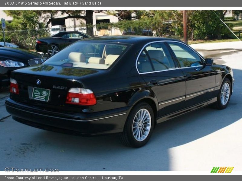 Jet Black / Sand Beige 2003 BMW 5 Series 540i Sedan
