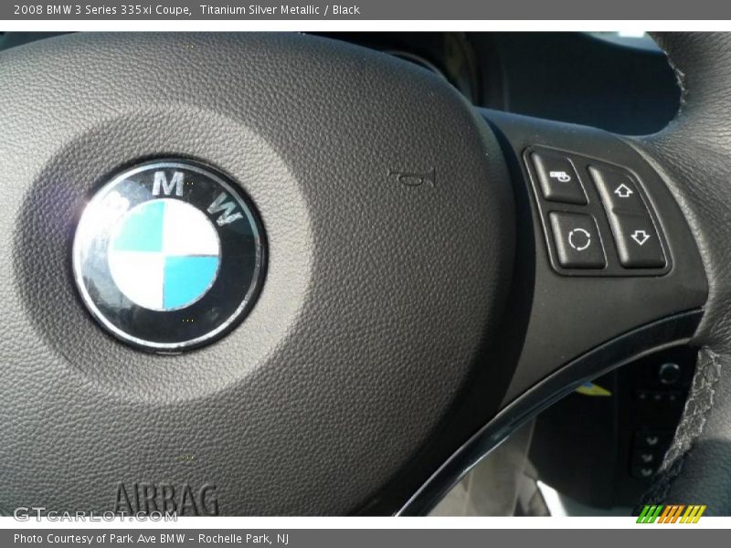 Titanium Silver Metallic / Black 2008 BMW 3 Series 335xi Coupe
