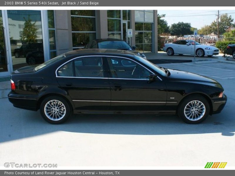 Jet Black / Sand Beige 2003 BMW 5 Series 540i Sedan