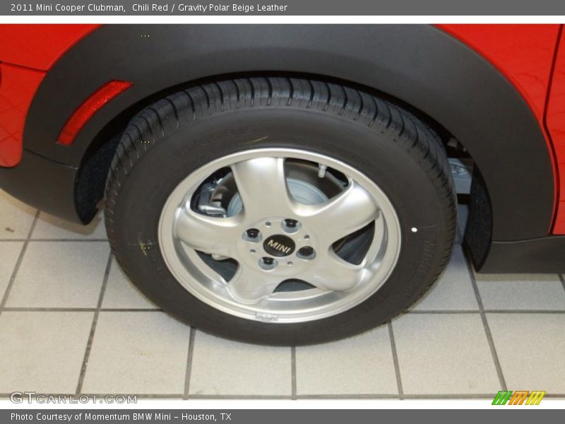 Chili Red / Gravity Polar Beige Leather 2011 Mini Cooper Clubman