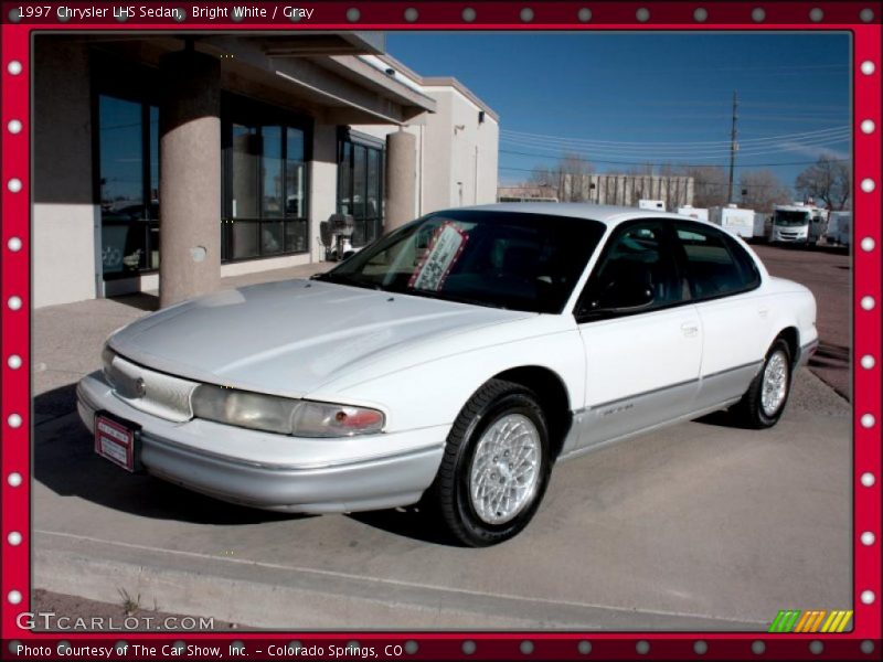 Bright White / Gray 1997 Chrysler LHS Sedan