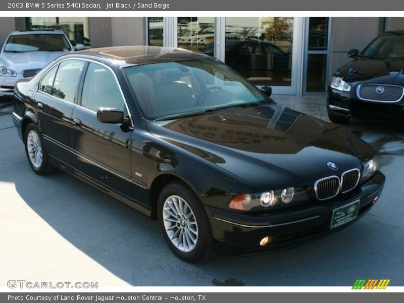 Jet Black / Sand Beige 2003 BMW 5 Series 540i Sedan