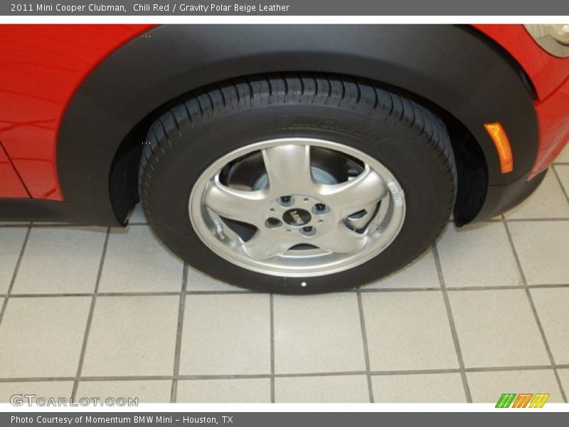 Chili Red / Gravity Polar Beige Leather 2011 Mini Cooper Clubman