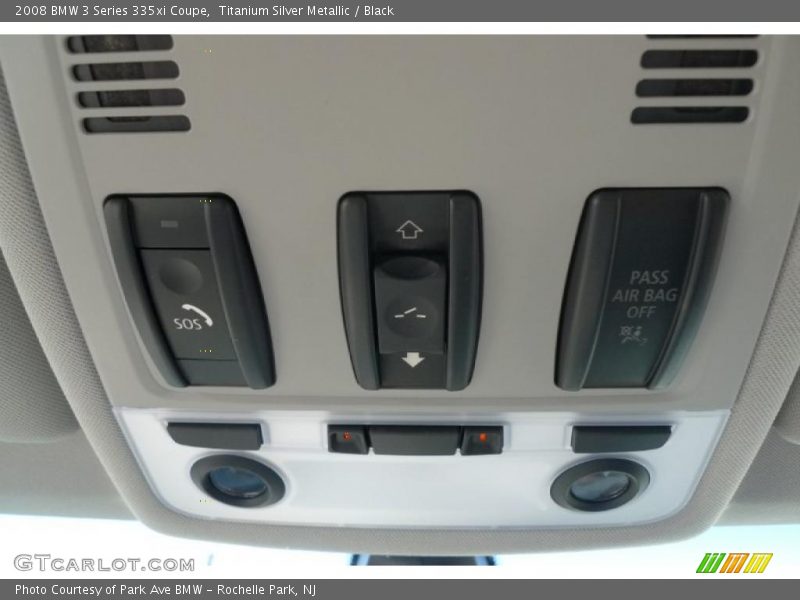 Titanium Silver Metallic / Black 2008 BMW 3 Series 335xi Coupe