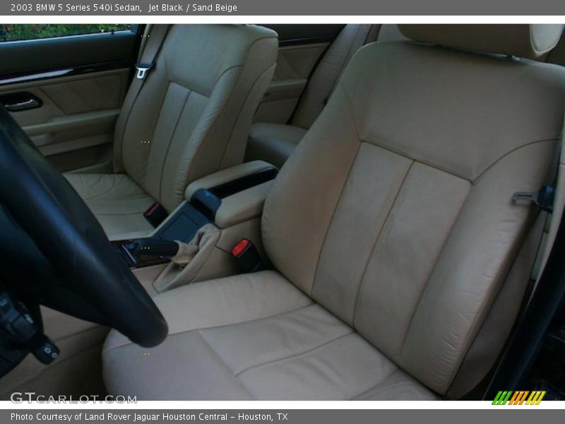 Jet Black / Sand Beige 2003 BMW 5 Series 540i Sedan