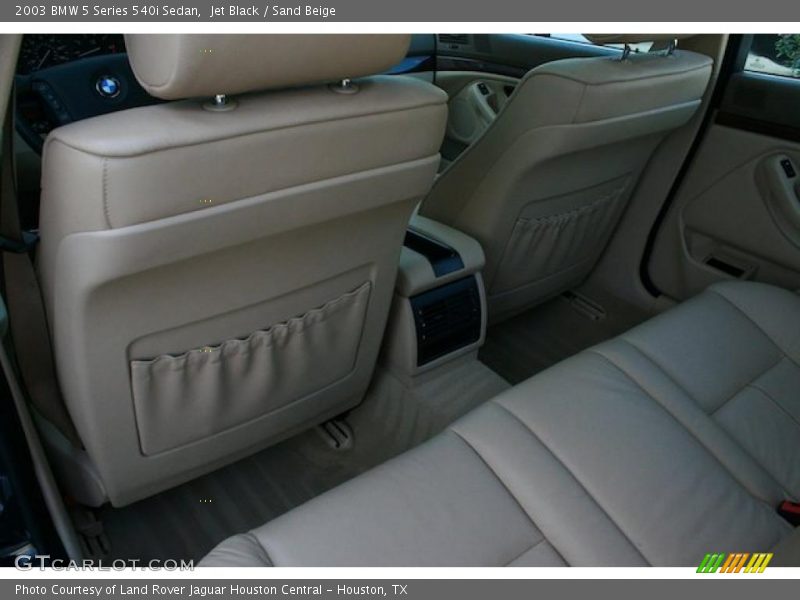 Jet Black / Sand Beige 2003 BMW 5 Series 540i Sedan
