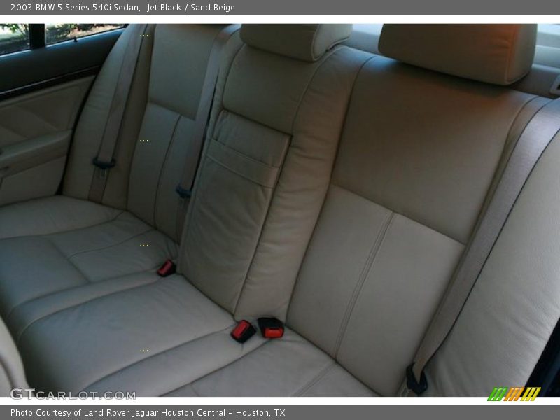 Jet Black / Sand Beige 2003 BMW 5 Series 540i Sedan