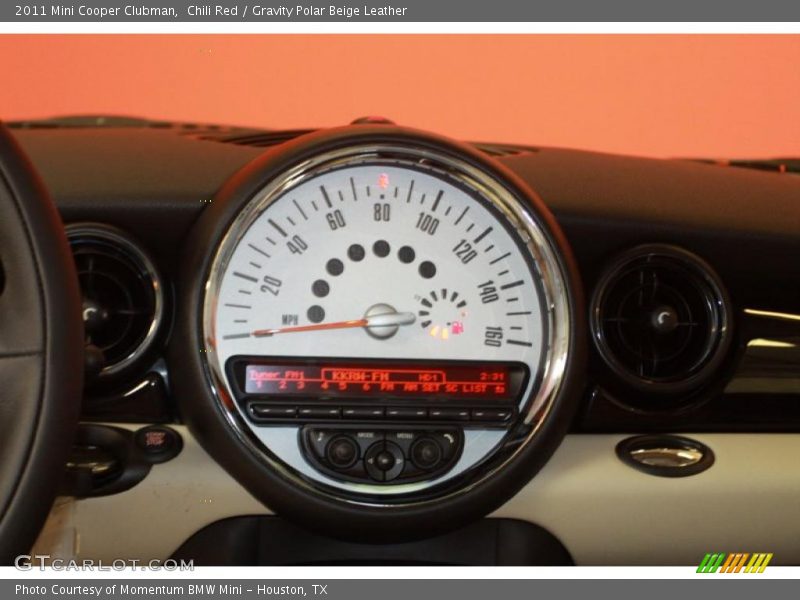Chili Red / Gravity Polar Beige Leather 2011 Mini Cooper Clubman