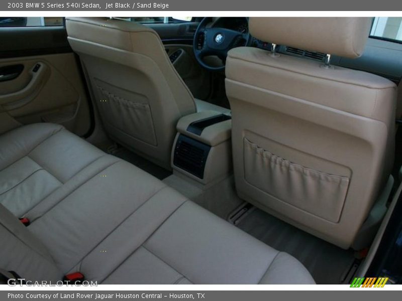 Jet Black / Sand Beige 2003 BMW 5 Series 540i Sedan