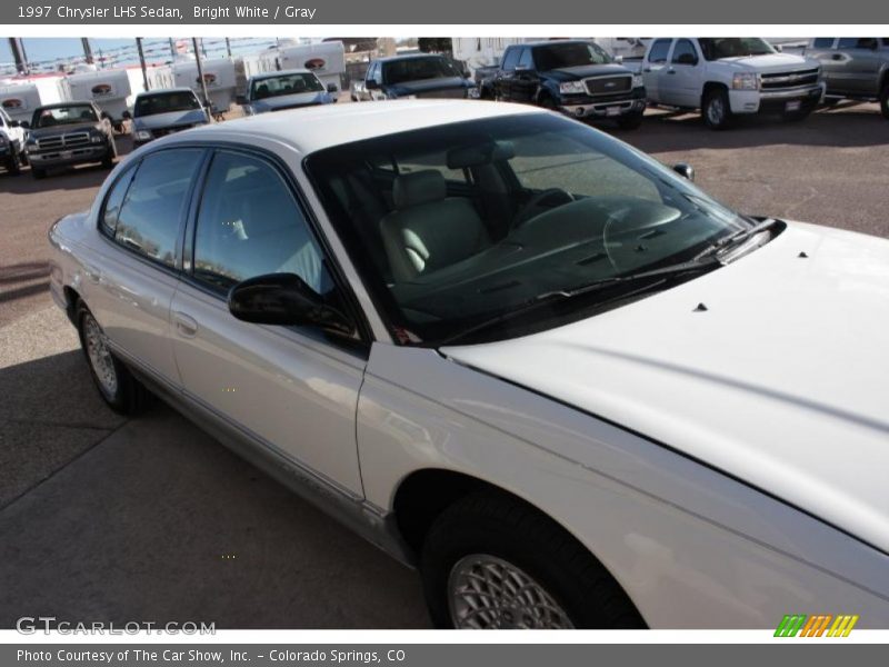 Bright White / Gray 1997 Chrysler LHS Sedan