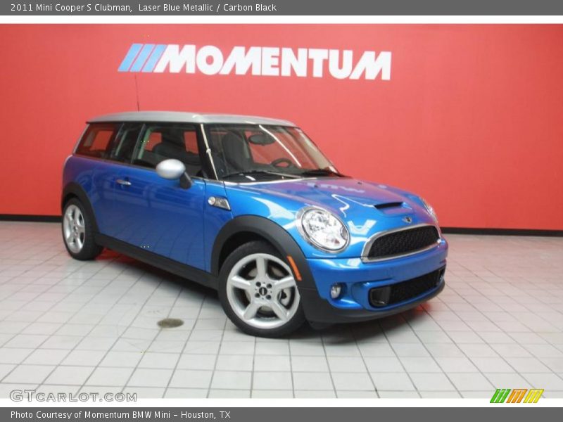 Laser Blue Metallic / Carbon Black 2011 Mini Cooper S Clubman