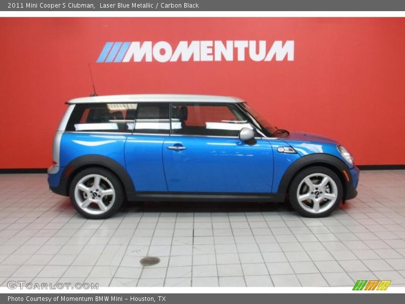 Laser Blue Metallic / Carbon Black 2011 Mini Cooper S Clubman