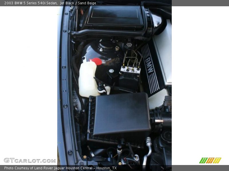 Jet Black / Sand Beige 2003 BMW 5 Series 540i Sedan