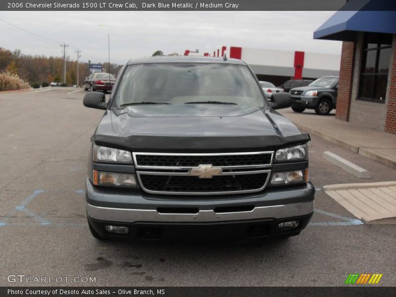 Dark Blue Metallic / Medium Gray 2006 Chevrolet Silverado 1500 LT Crew Cab