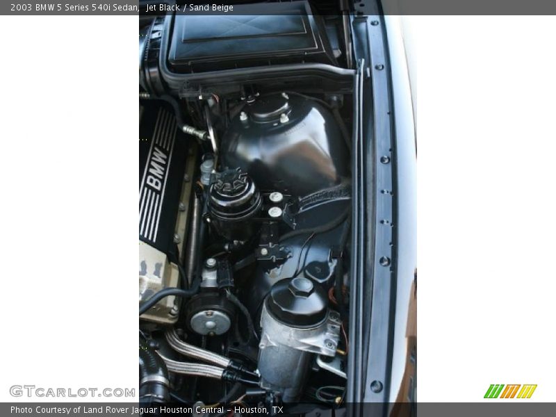 Jet Black / Sand Beige 2003 BMW 5 Series 540i Sedan
