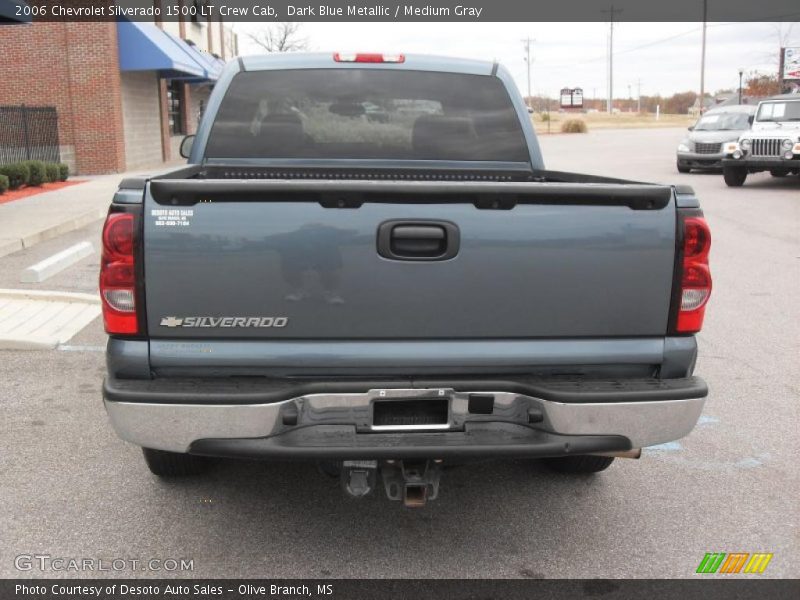 Dark Blue Metallic / Medium Gray 2006 Chevrolet Silverado 1500 LT Crew Cab