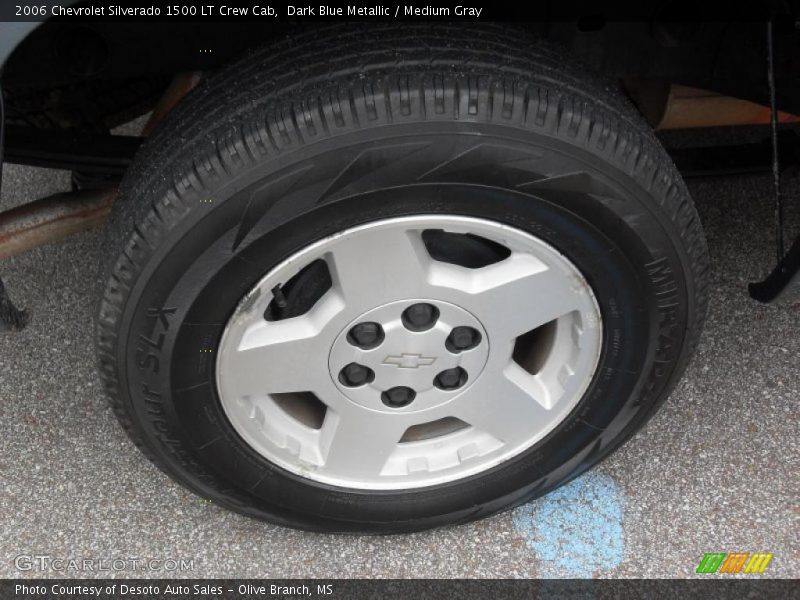 Dark Blue Metallic / Medium Gray 2006 Chevrolet Silverado 1500 LT Crew Cab
