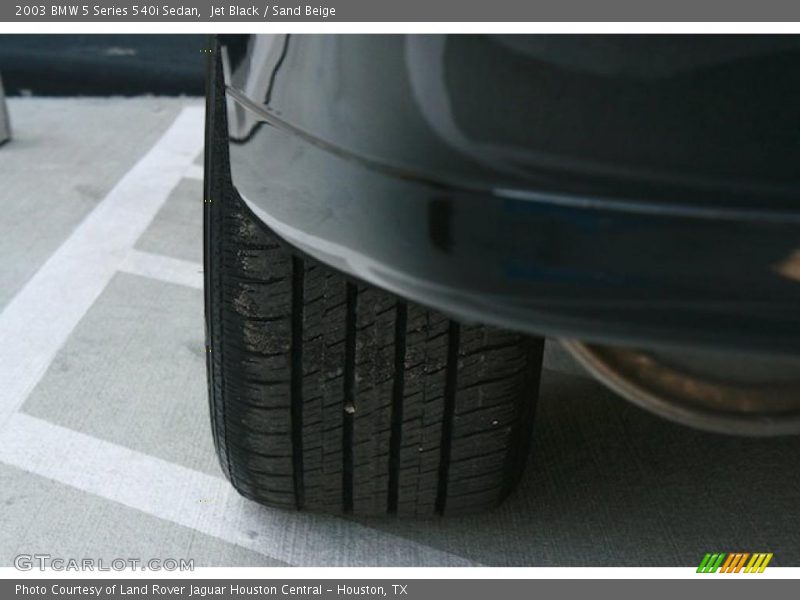 Jet Black / Sand Beige 2003 BMW 5 Series 540i Sedan
