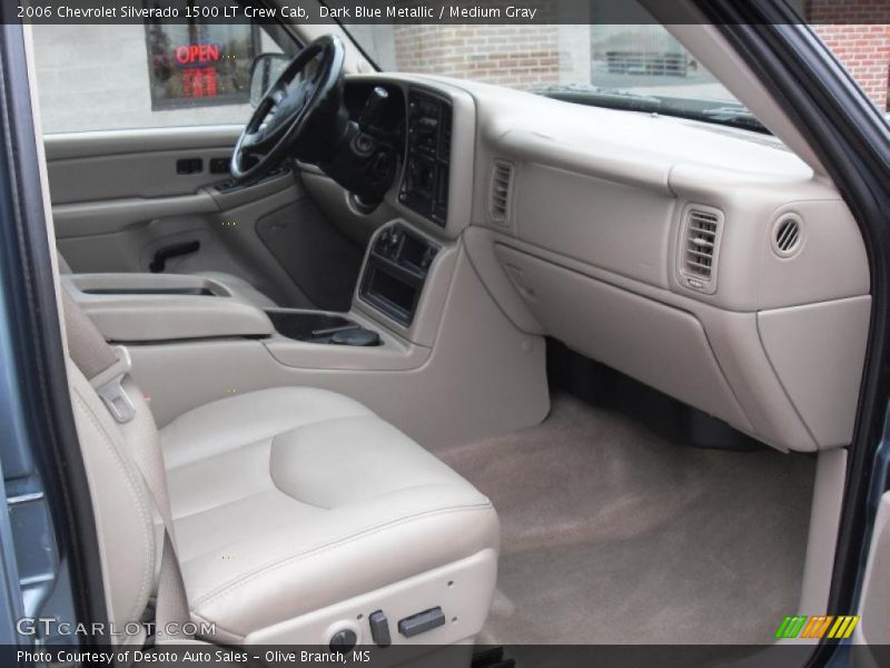 Dark Blue Metallic / Medium Gray 2006 Chevrolet Silverado 1500 LT Crew Cab